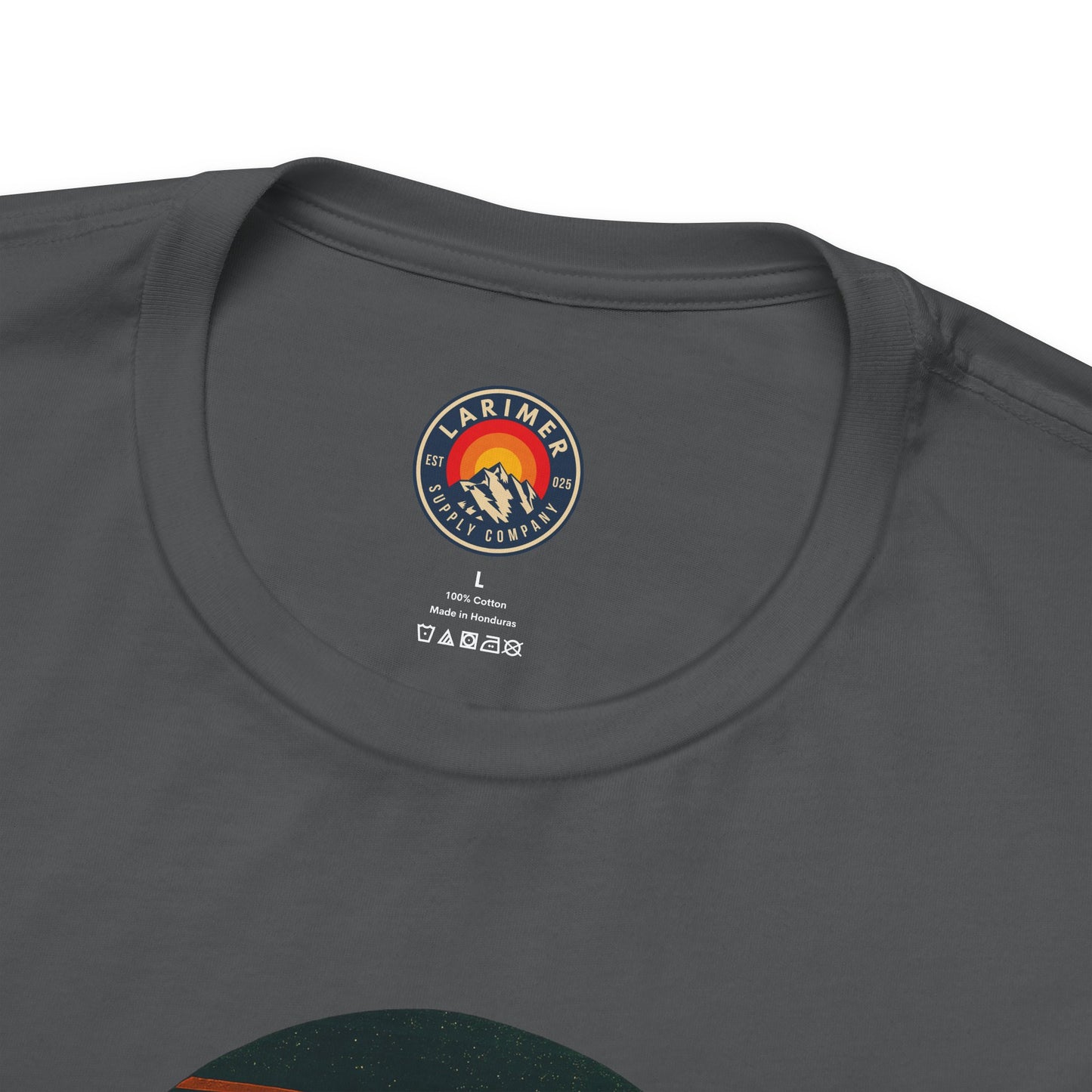Larimer Supply Co. Mountain Sunset Tee – Unisex Adventure Shirt