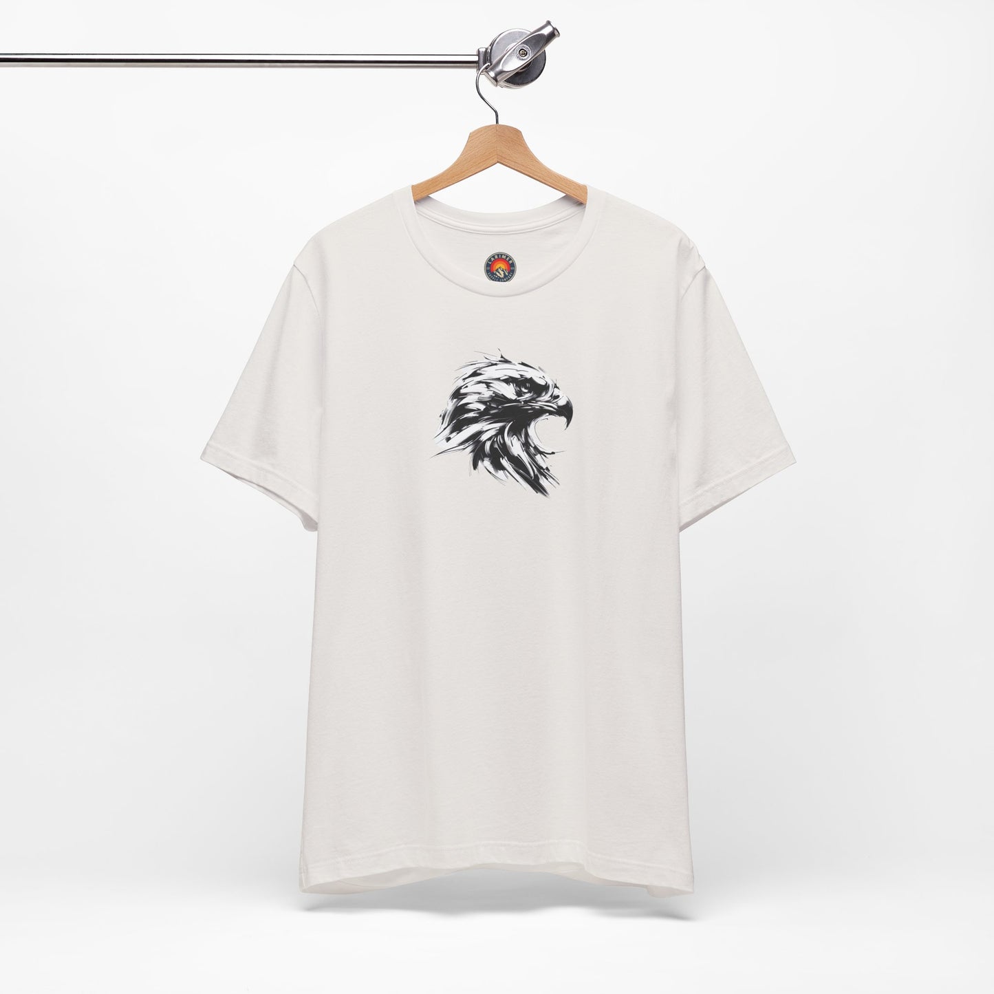 Golden Eagle Head Sketch-Style Line Art T-Shirt –Black Print– Wilderness Graphic Tee | Outdoor Adventure Shirt | Nature Lover Gift | Hiking & Camping Apparel