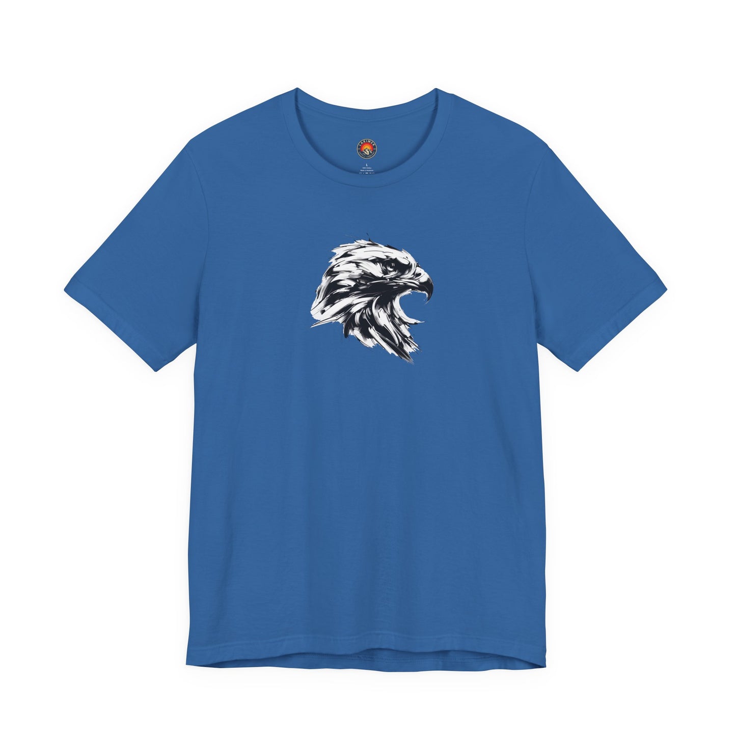 Golden Eagle Head Sketch-Style Line Art T-Shirt –Black Print– Wilderness Graphic Tee | Outdoor Adventure Shirt | Nature Lover Gift | Hiking & Camping Apparel