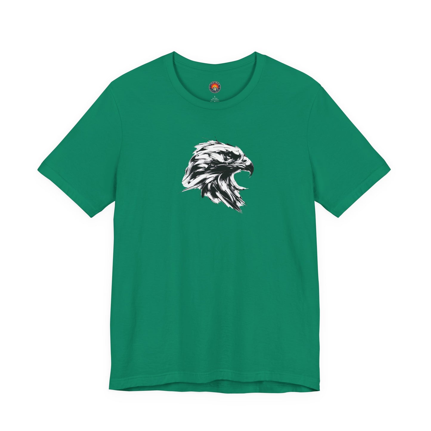 Golden Eagle Head Sketch-Style Line Art T-Shirt –Black Print– Wilderness Graphic Tee | Outdoor Adventure Shirt | Nature Lover Gift | Hiking & Camping Apparel
