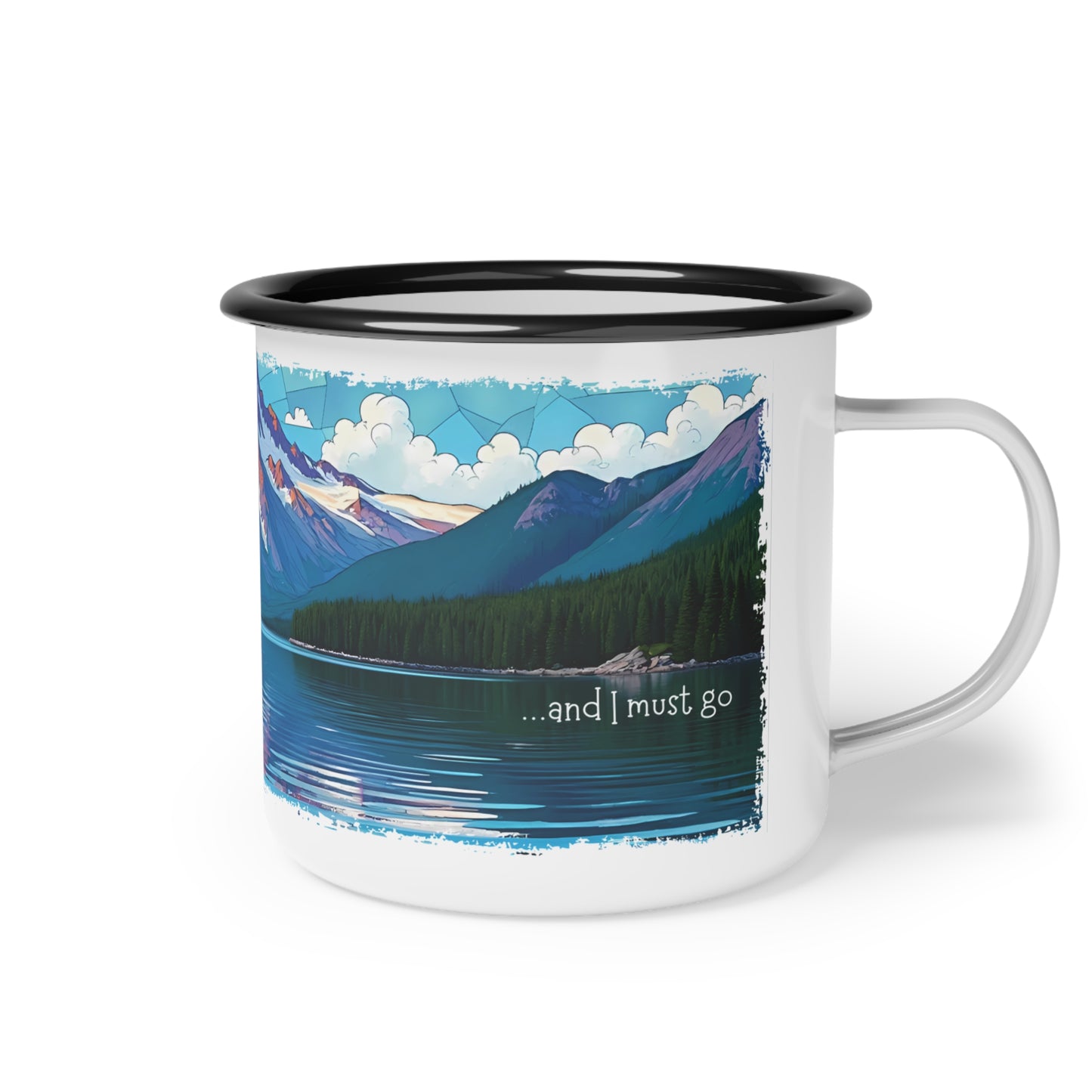 Mountain Calling - Enamel Camp Mug