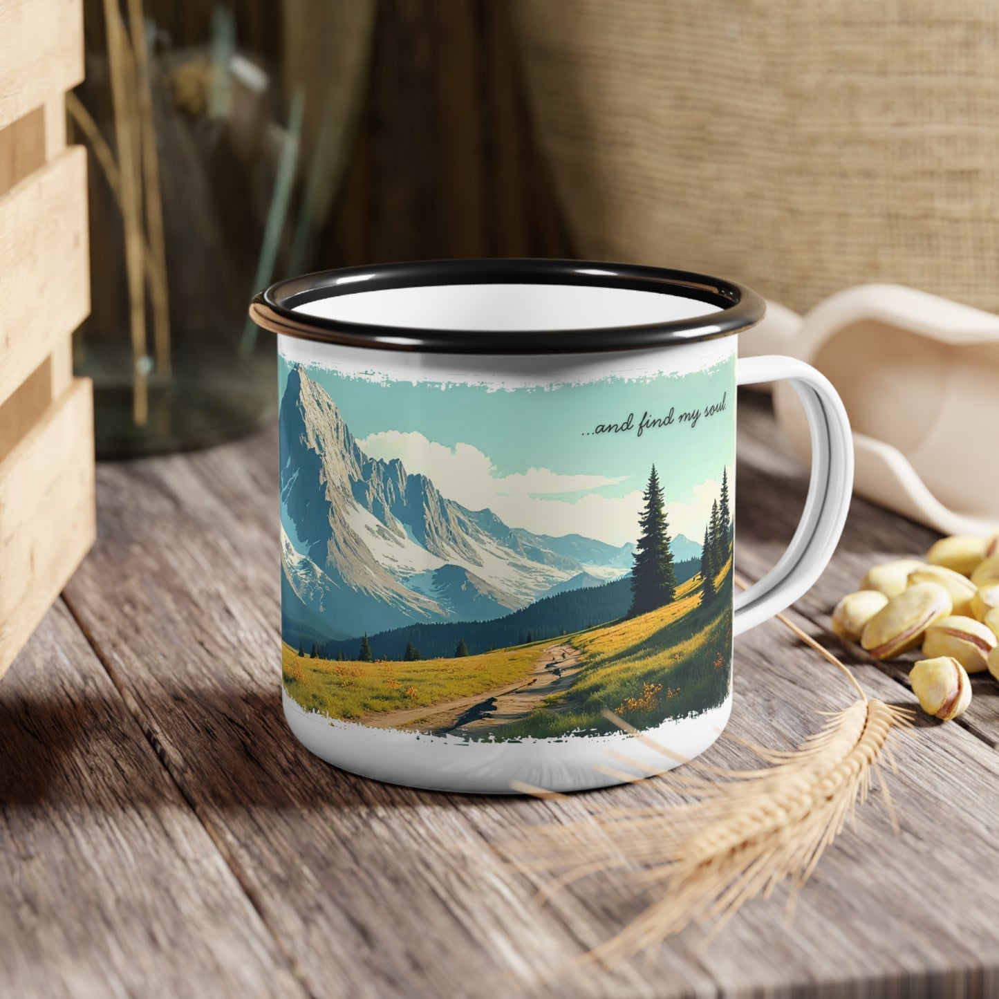 Into the Forest I Go - Enamel Camp Mug