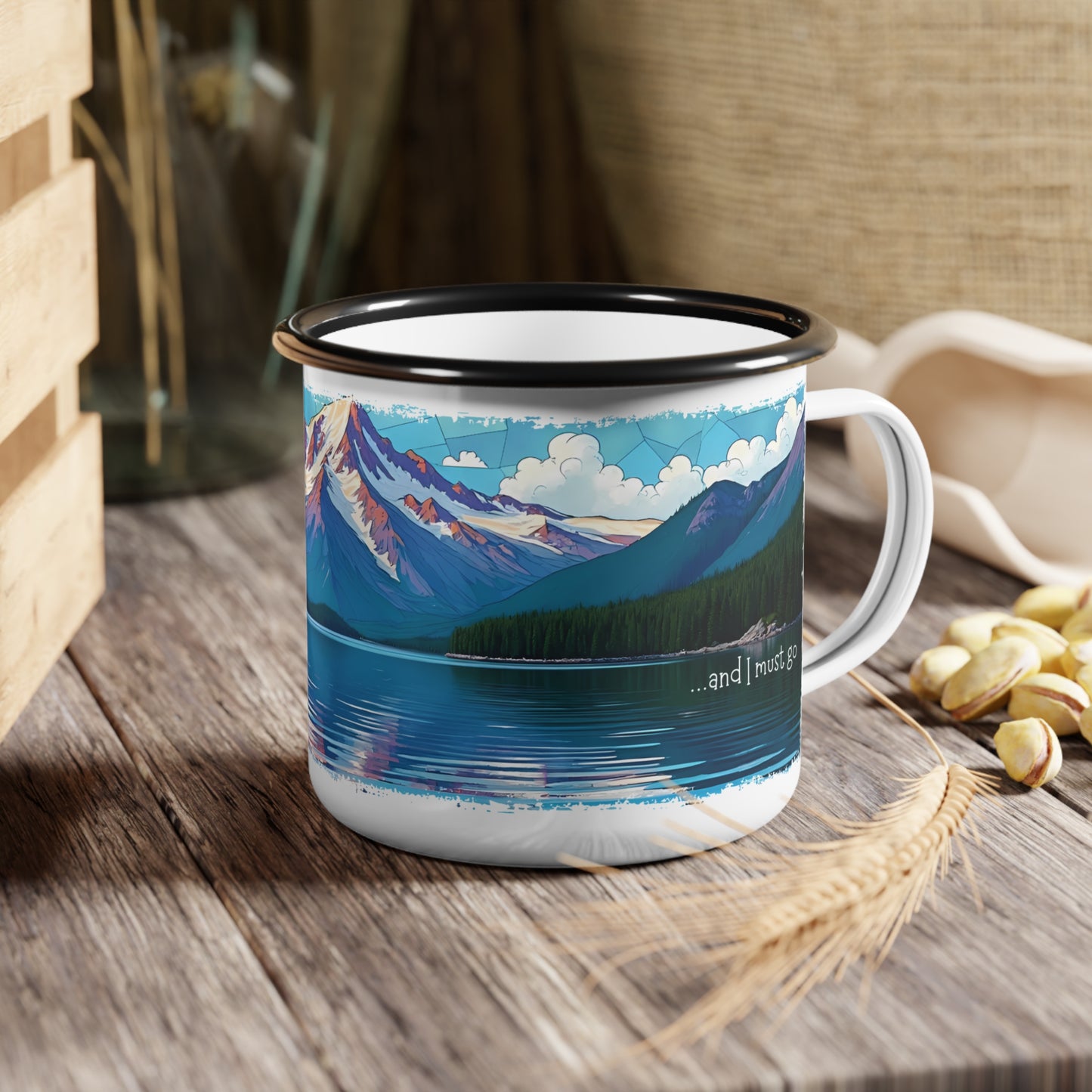 Mountain Calling - Enamel Camp Mug