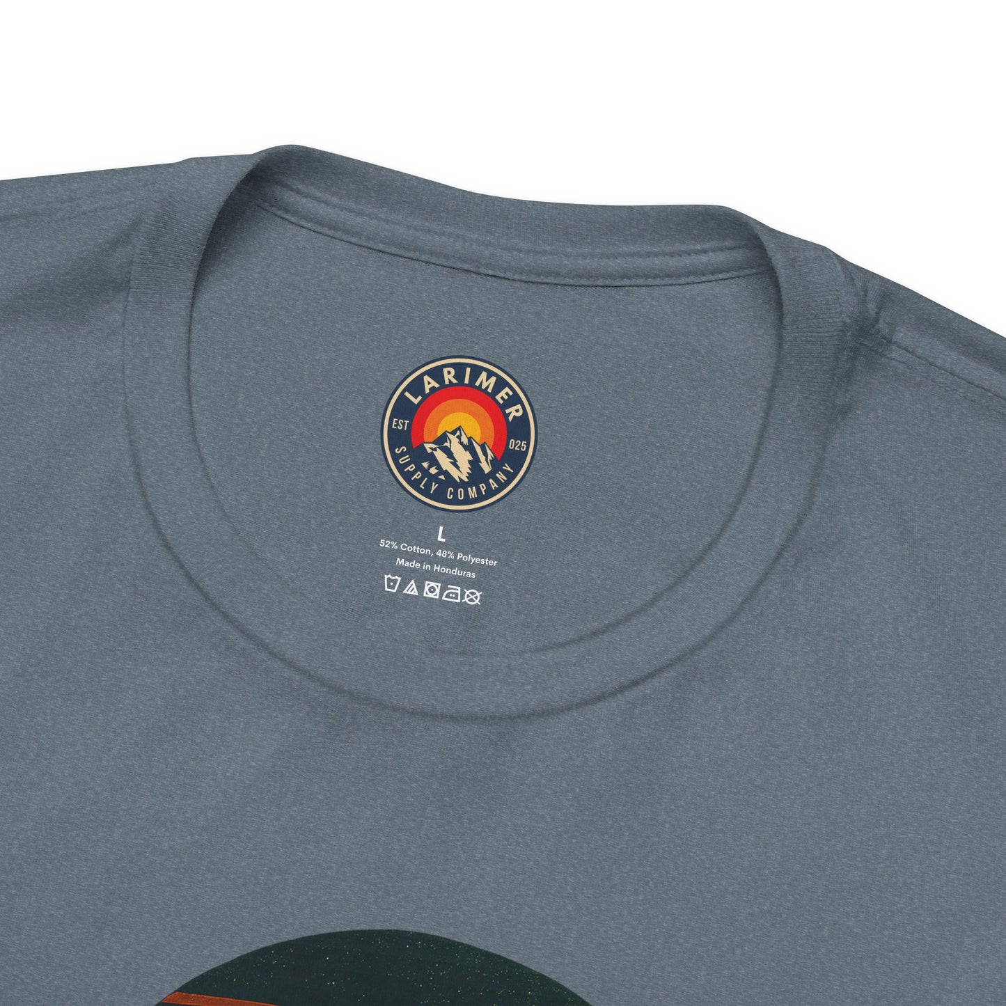 Larimer Supply Co. Mountain Sunset Tee – Unisex Adventure Shirt