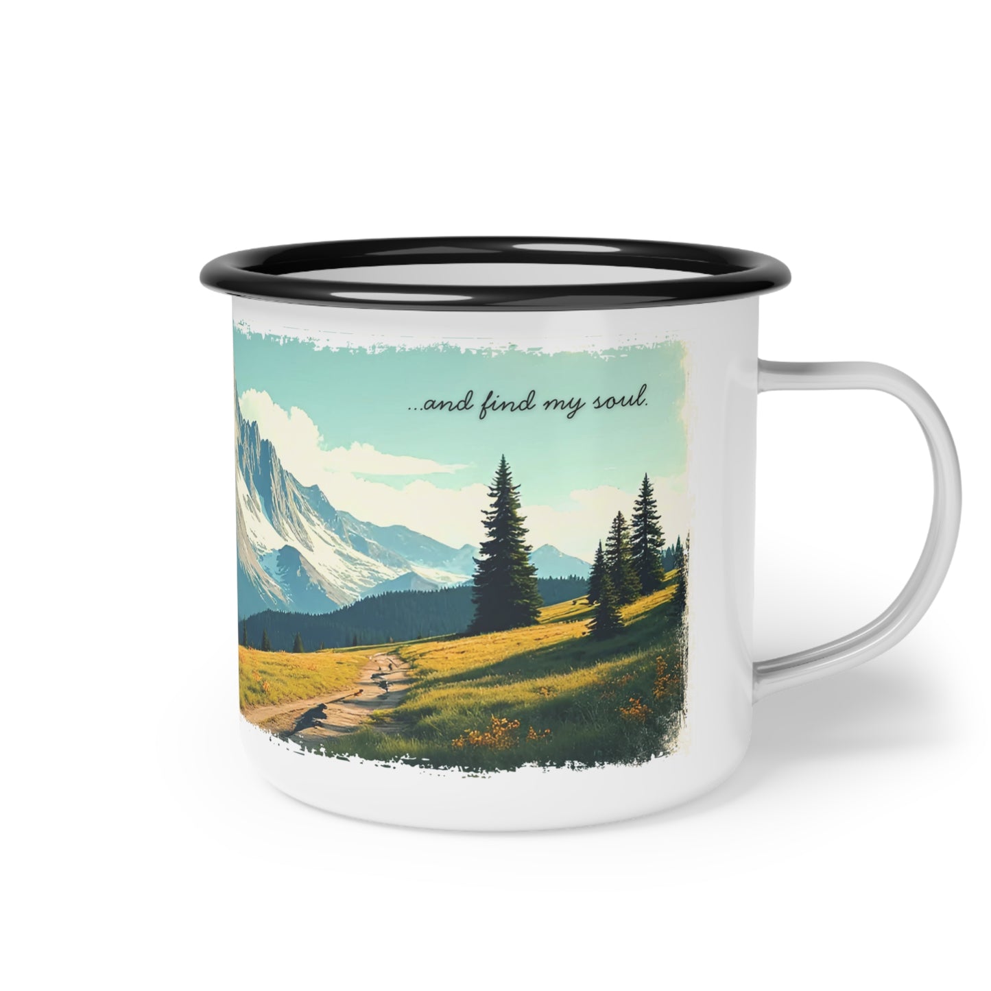Into the Forest I Go - Enamel Camp Mug