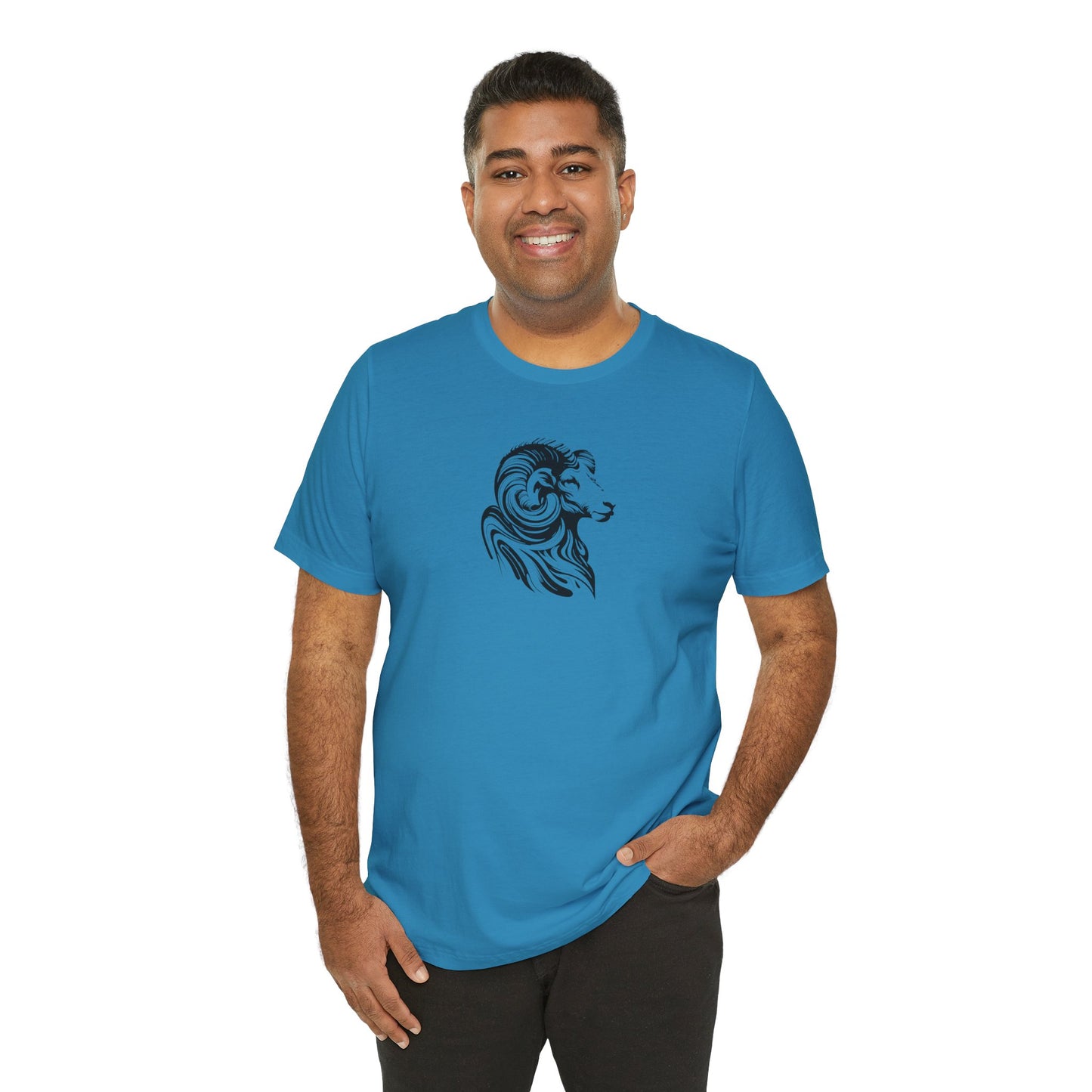 Longhorn Sheep Ram Sketch Line Art T-Shirt – Black Print – Wilderness Graphic Tee | Outdoor Adventure Shirt | Nature Lover Gift | Hiking & Camping Apparel