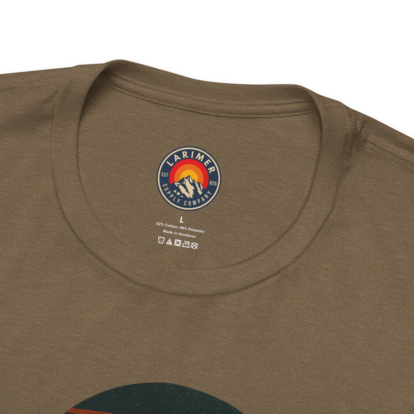 Larimer Supply Co. Mountain Sunset Tee – Unisex Adventure Shirt