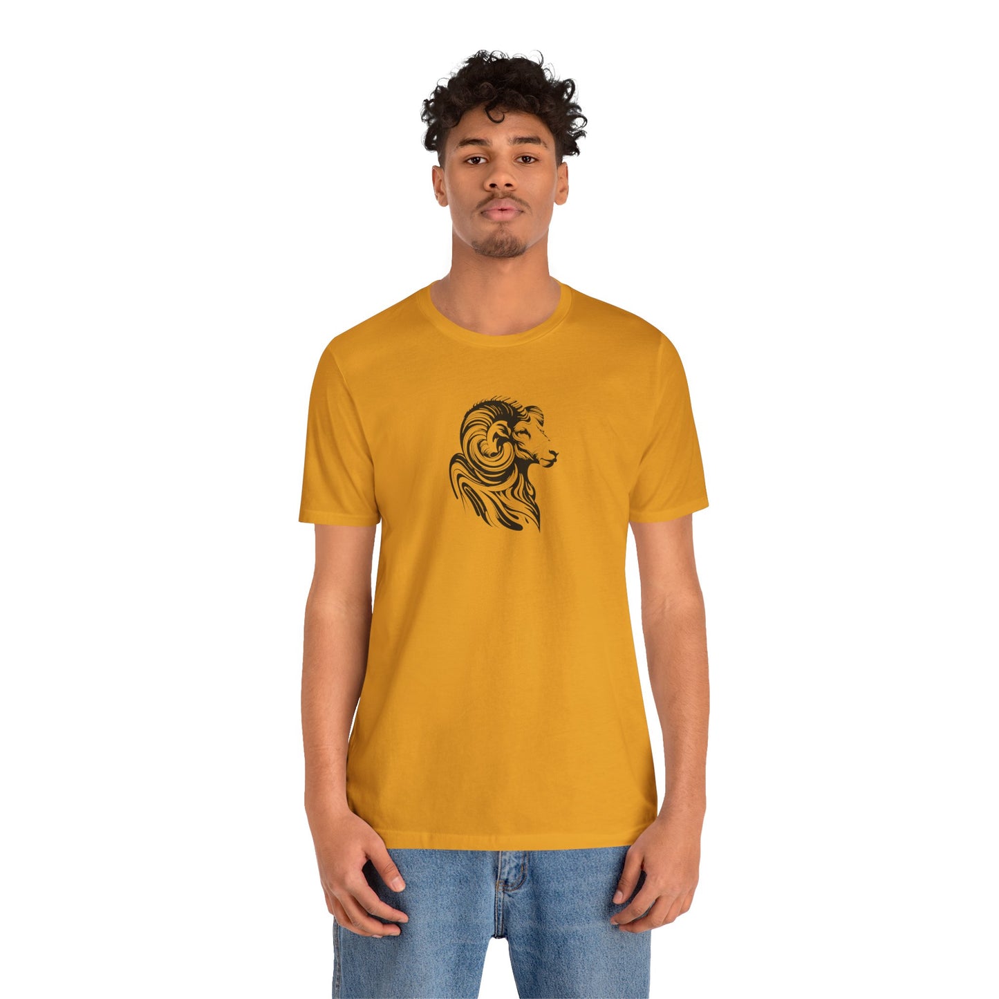 Longhorn Sheep Ram Sketch Line Art T-Shirt – Black Print – Wilderness Graphic Tee | Outdoor Adventure Shirt | Nature Lover Gift | Hiking & Camping Apparel