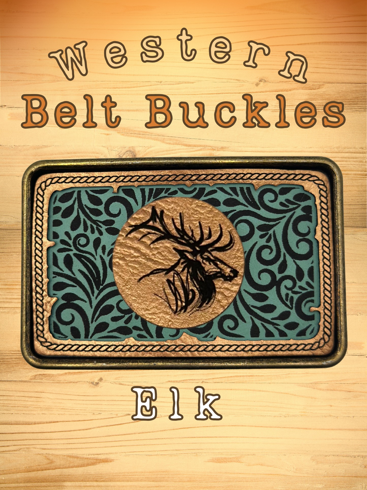 Custom Western Belt Buckle - Build Your Own