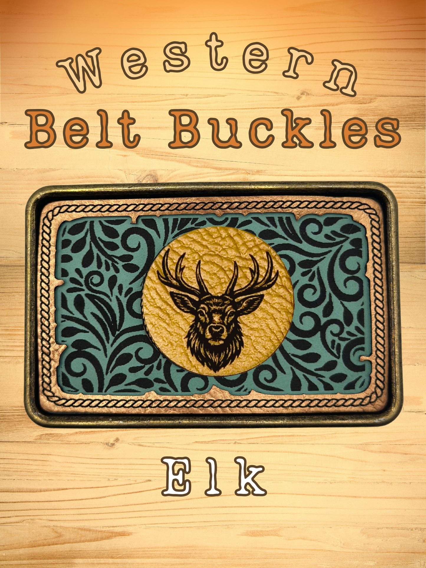 Custom Western Belt Buckle - Build Your Own