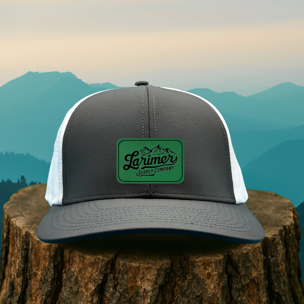 Custom Leather Patch Hat – Choose Your Hat Style + Patch Color
