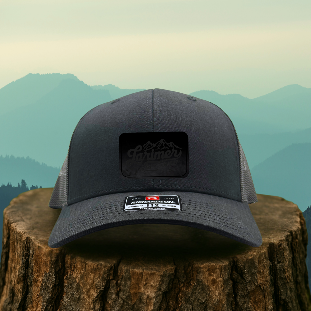 Custom Leather Patch Hat – Choose Your Hat Style + Patch Color