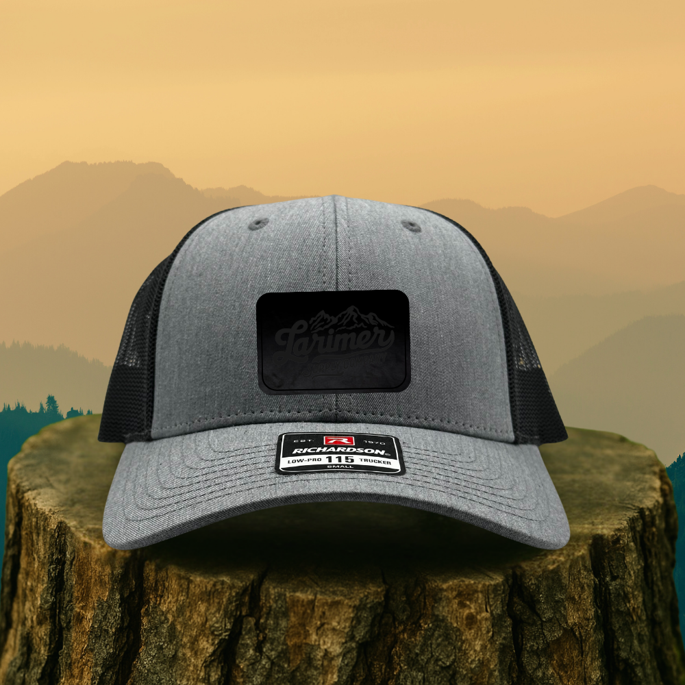 Custom Leather Patch Hat – Choose Your Hat Style + Patch Color
