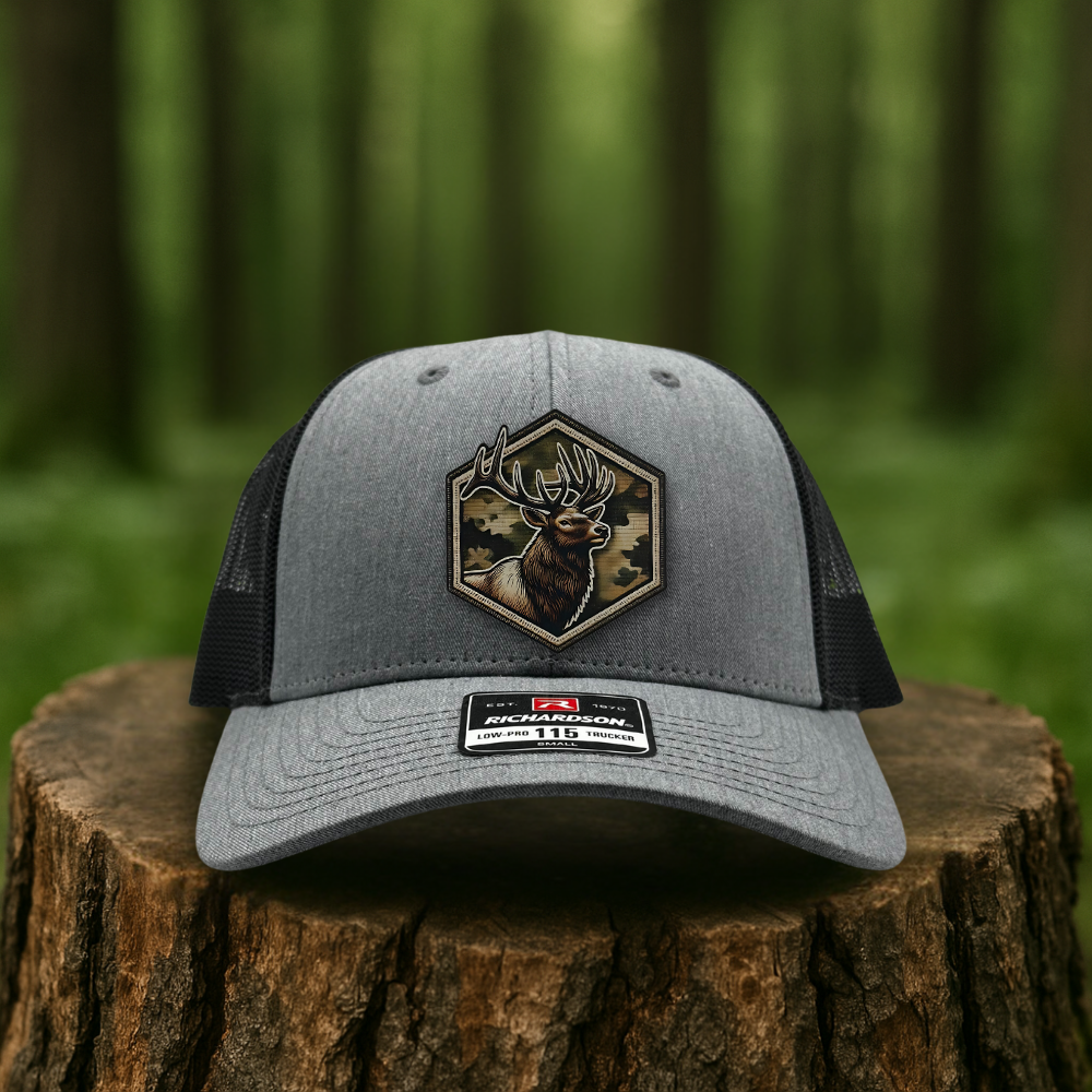 Elk Leatherette Patch Hat – Colorado Ridge Series