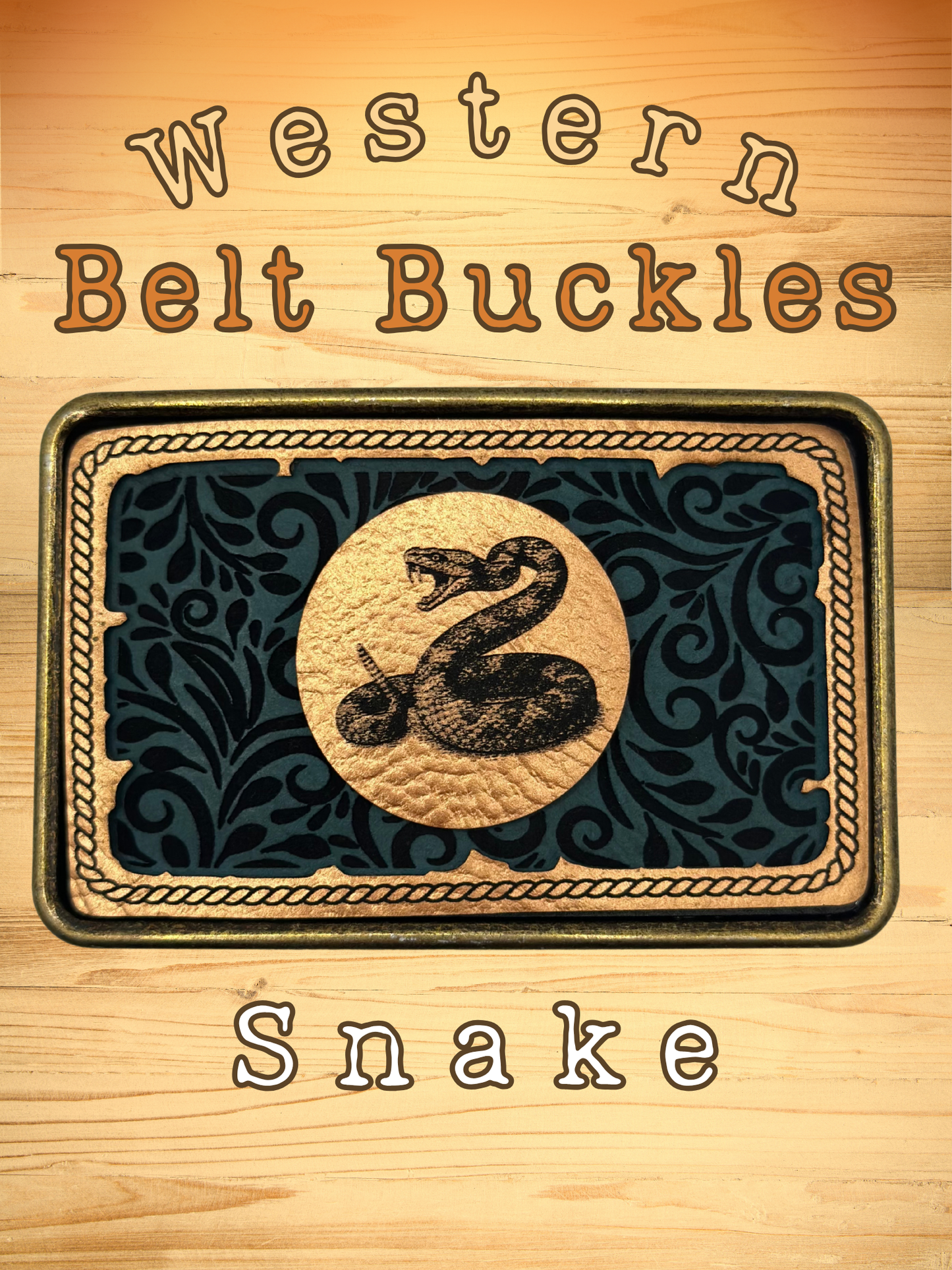 Custom Western Belt Buckle - Build Your Own