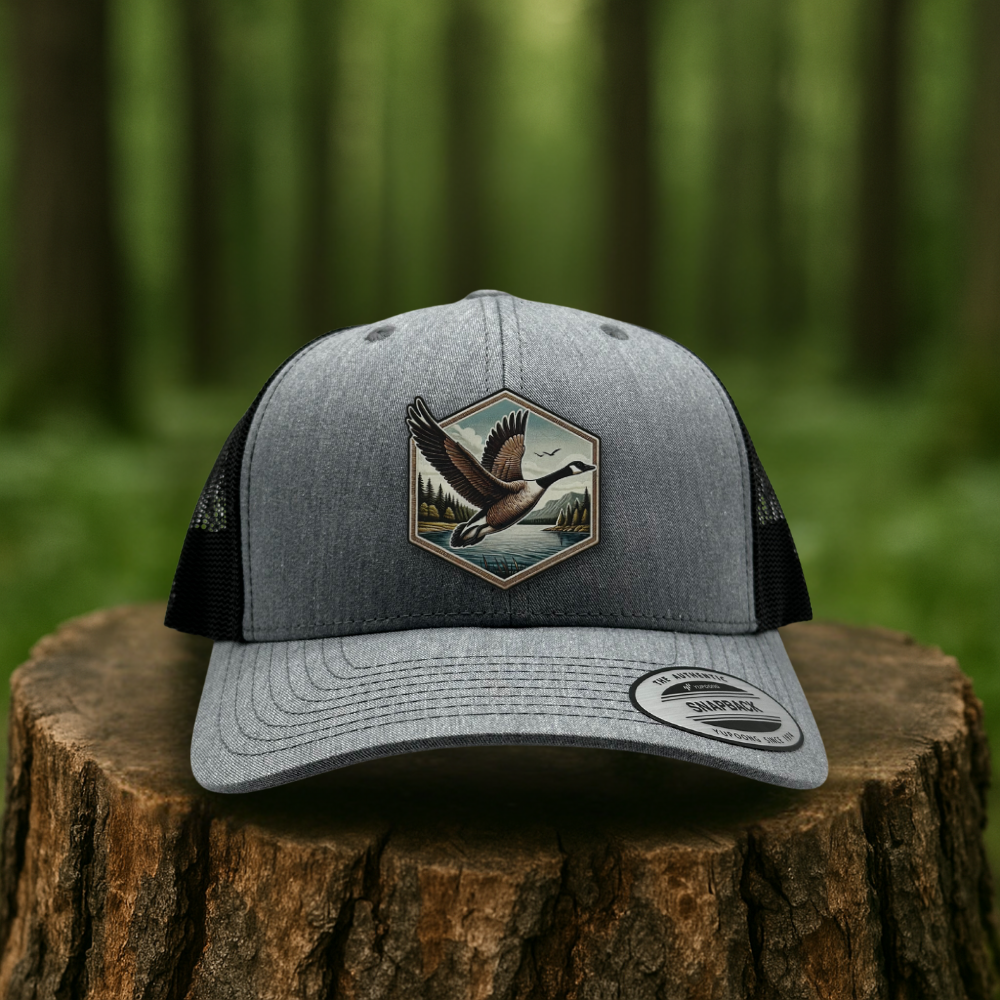 Canadian Goose Leatherette Patch Hat – Northbound Flight Series