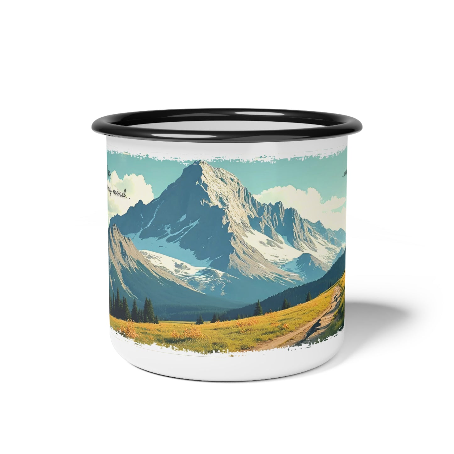 Into the Forest I Go - Enamel Camp Mug