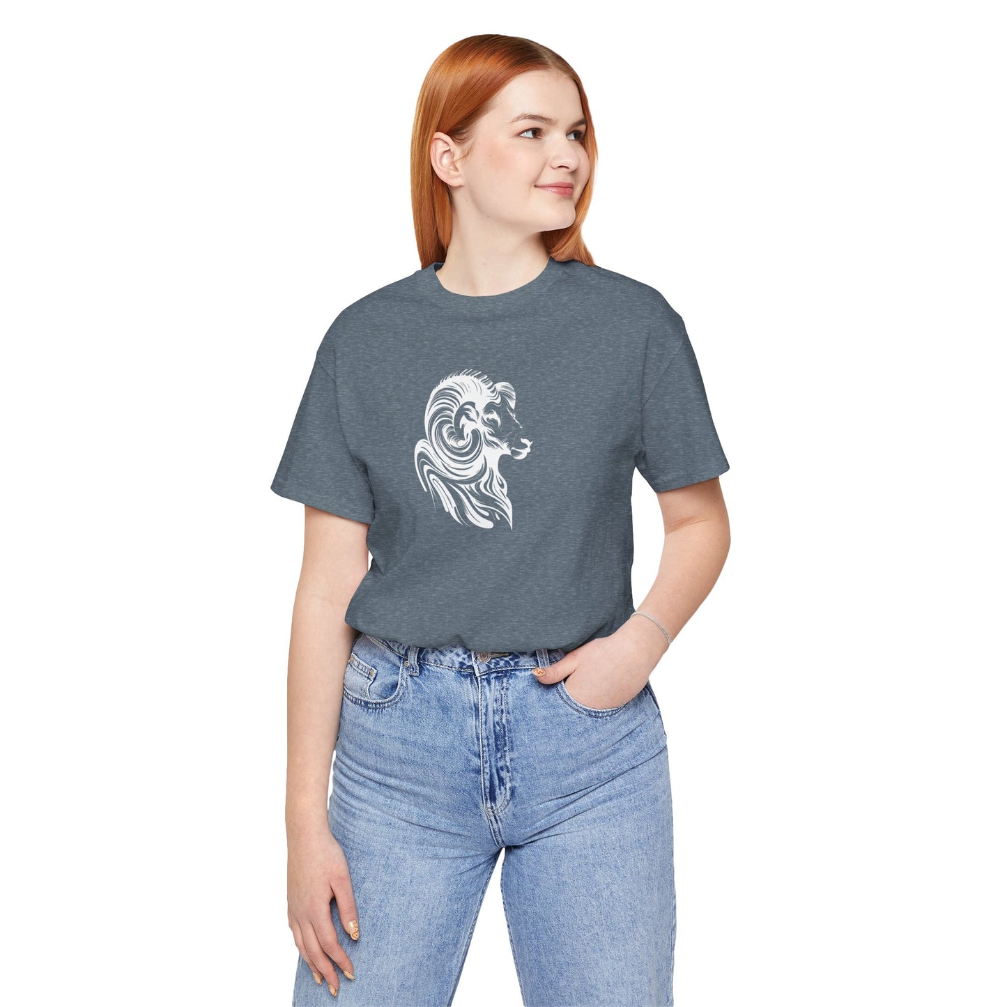 Longhorn Sheep Ram Sketch Line Art T-Shirt – White Print – Wilderness Graphic Tee | Outdoor Adventure Shirt | Nature Lover Gift | Hiking & Camping Apparel