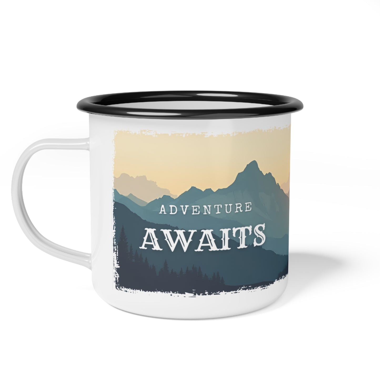 Adventure Awaits - Enamel Camp Mug