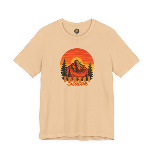 Larimer Supply Co. Sunset Season Tee – Unisex Adventure Shirt