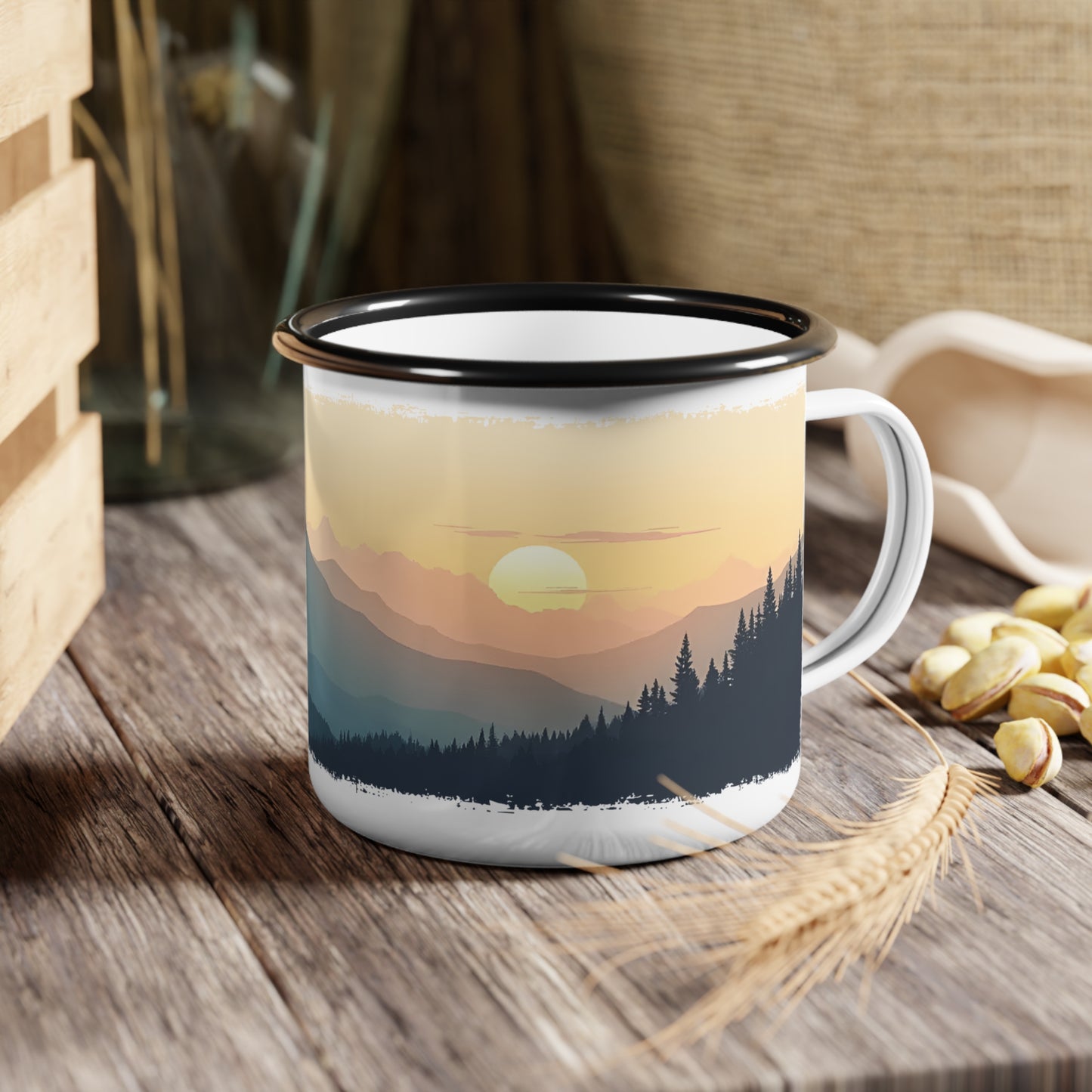 Adventure Awaits - Enamel Camp Mug