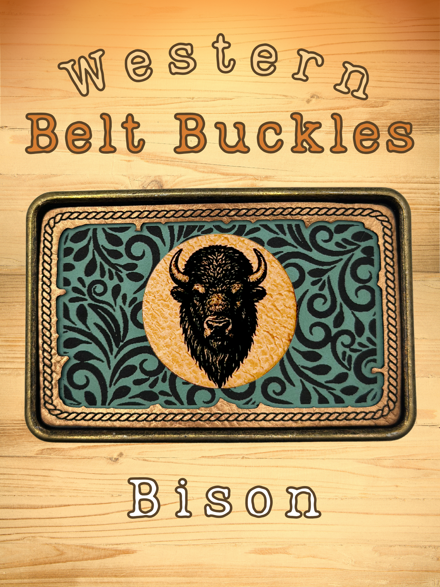 Custom Western Belt Buckle - Build Your Own