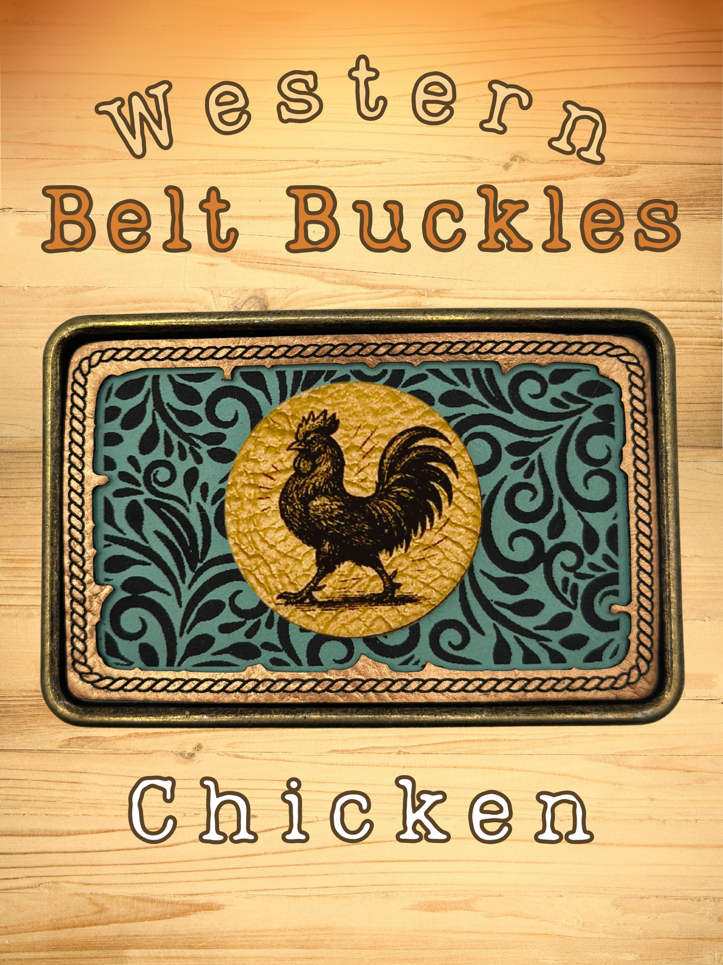 Custom Western Belt Buckle - Build Your Own
