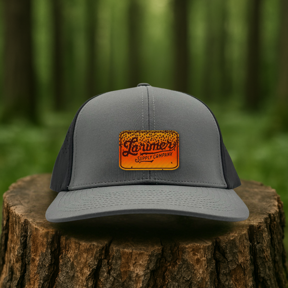 Cutthroat Trout Print Hat Patch – Custom Hat