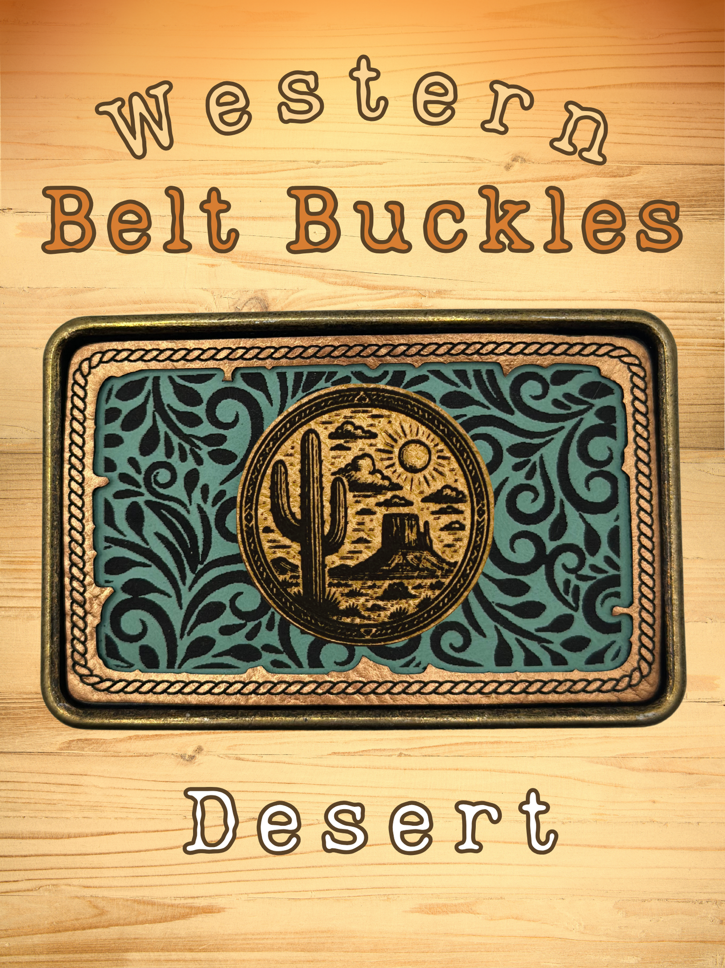 Custom Western Belt Buckle - Build Your Own