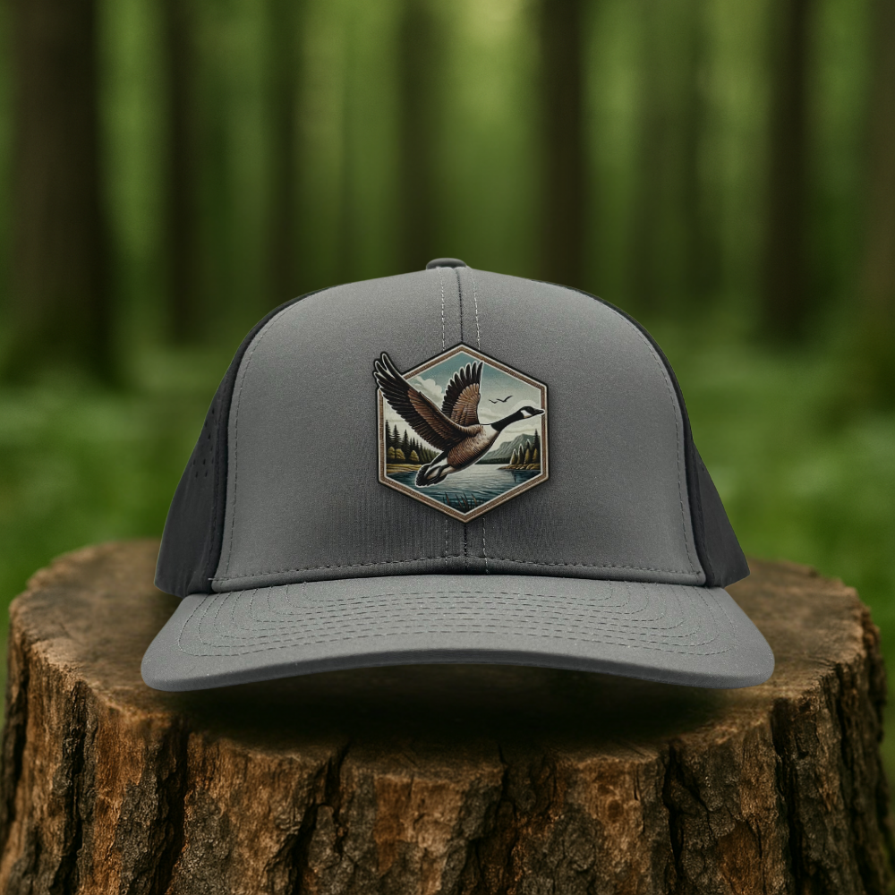 Canadian Goose Leatherette Patch Hat – Northbound Flight Series