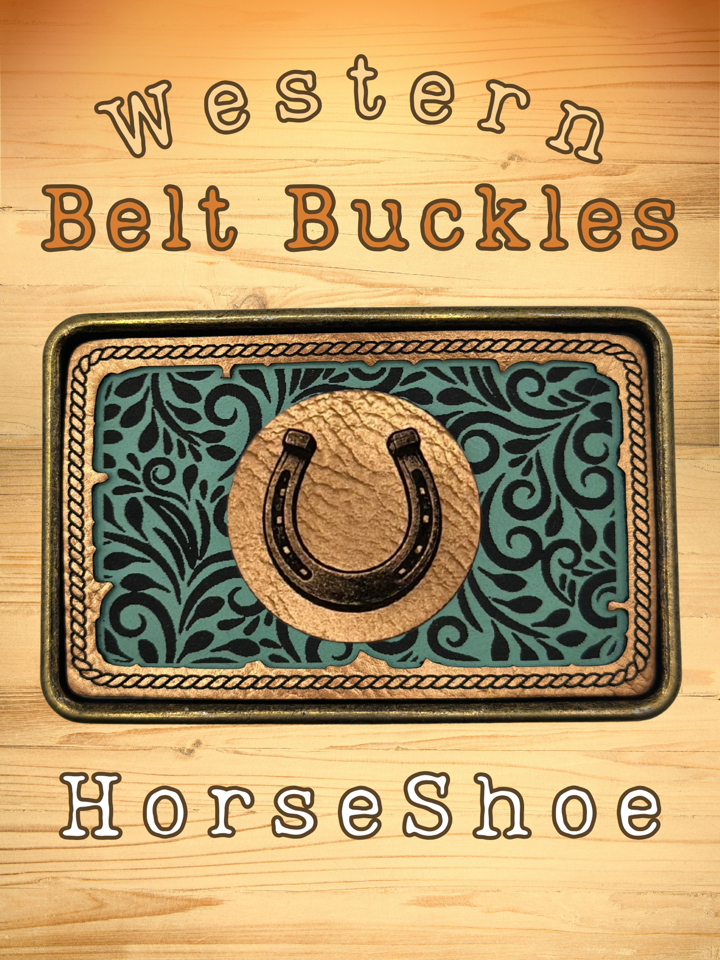 Custom Western Belt Buckle - Build Your Own