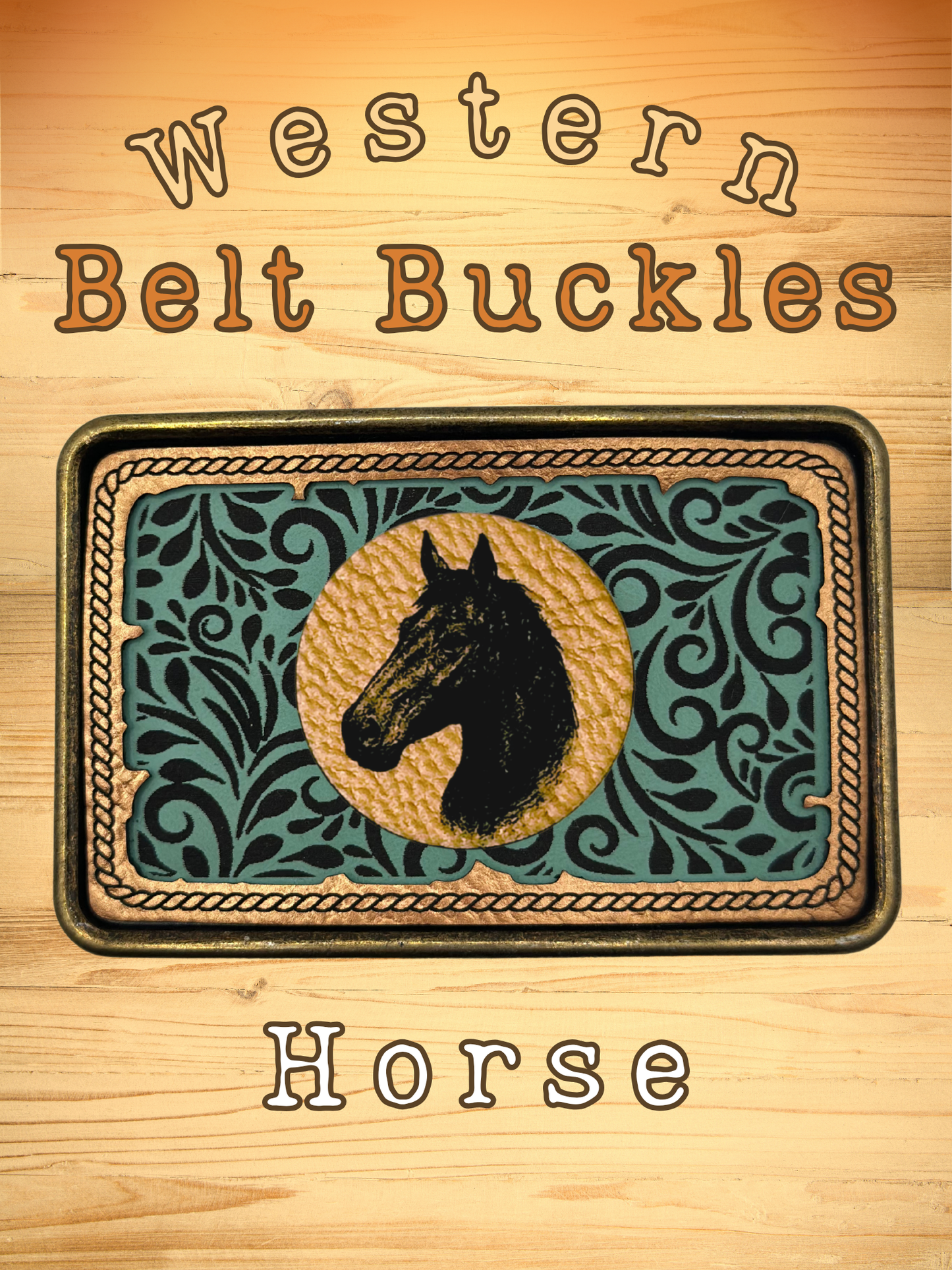 Custom Western Belt Buckle - Build Your Own