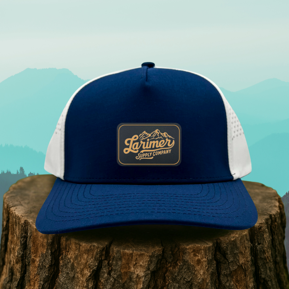 Custom Leather Patch Hat – Choose Your Hat Style + Patch Color