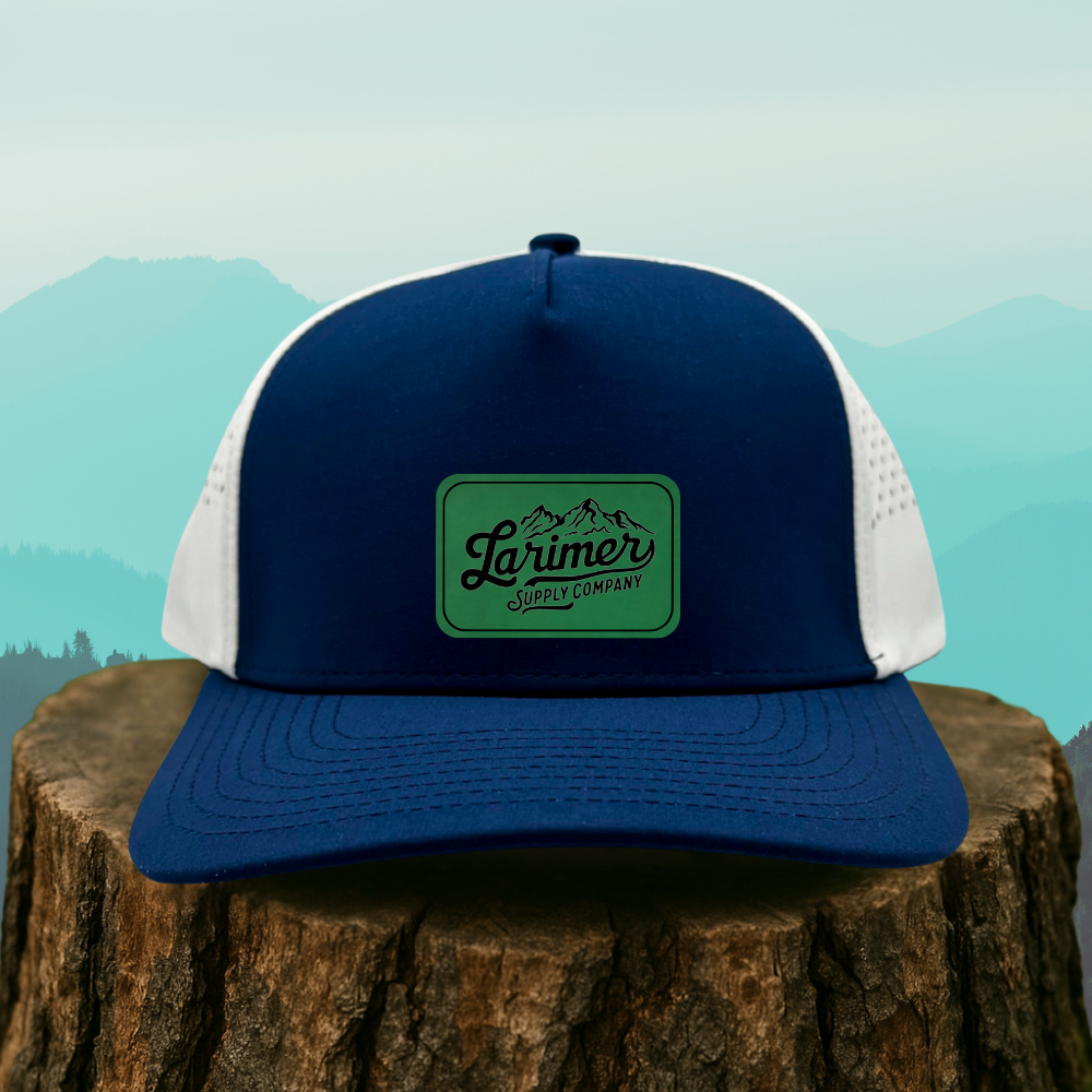 Custom Leather Patch Hat – Choose Your Hat Style + Patch Color