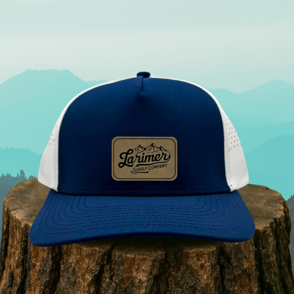 Custom Leather Patch Hat – Choose Your Hat Style + Patch Color