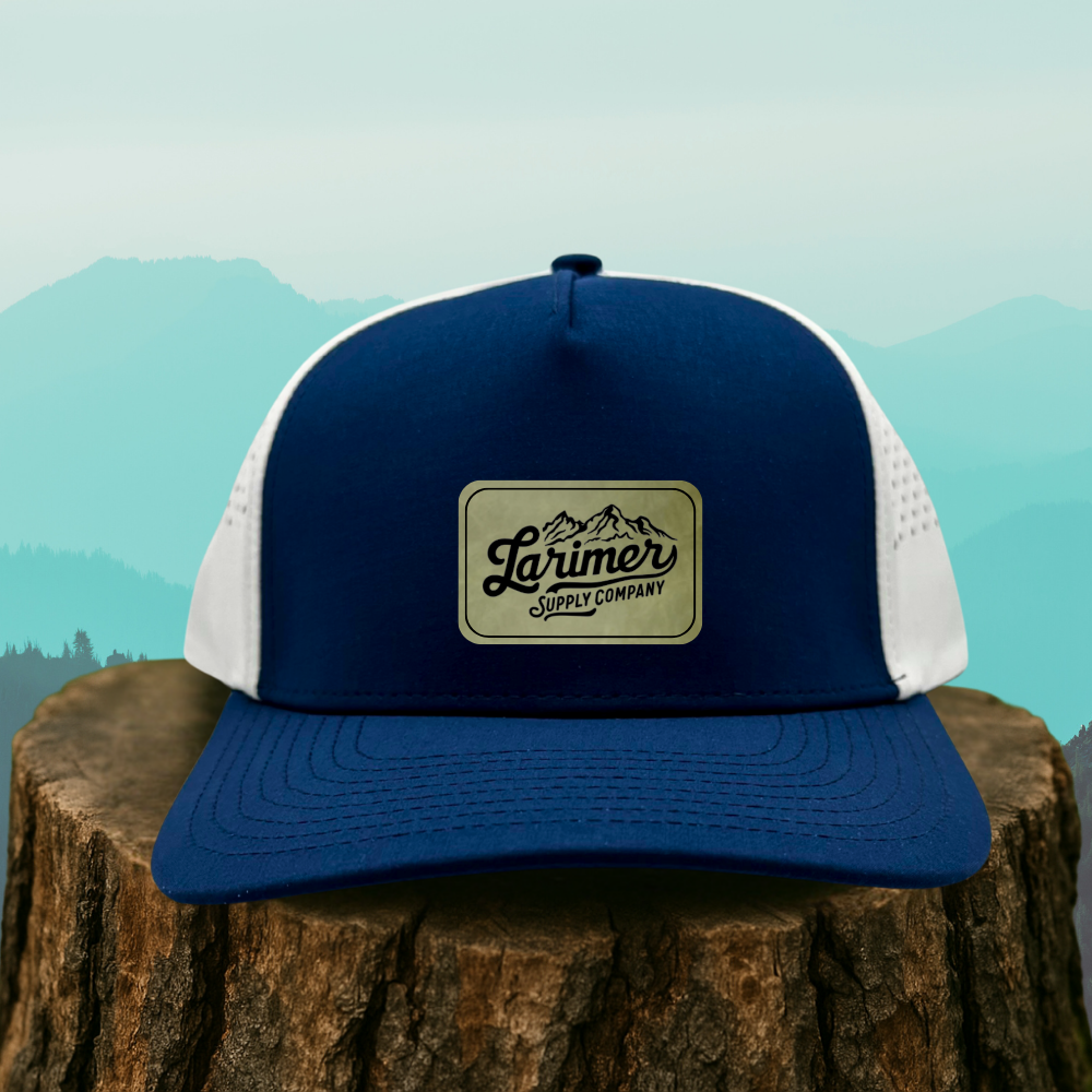 Custom Leather Patch Hat – Choose Your Hat Style + Patch Color