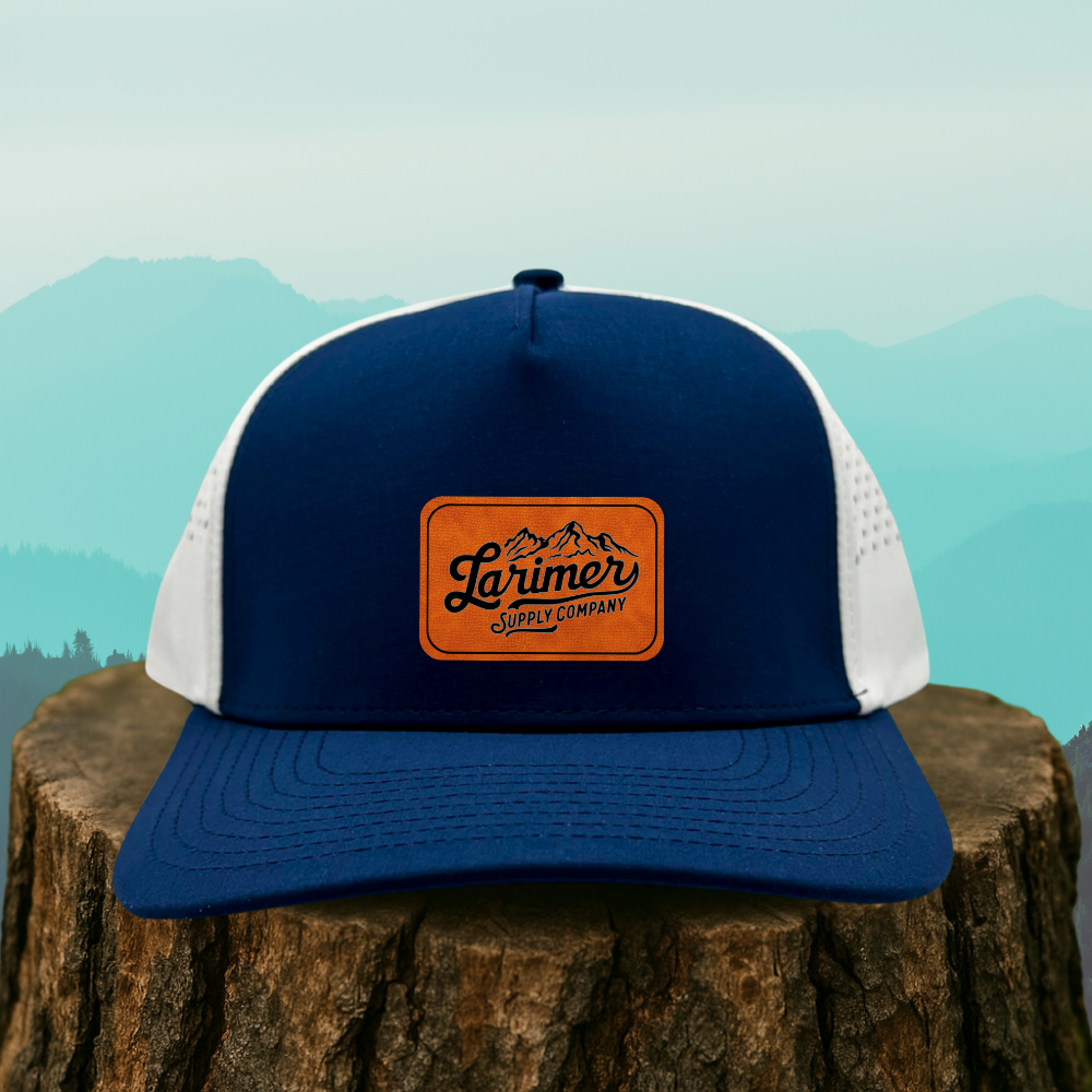 Custom Leather Patch Hat – Choose Your Hat Style + Patch Color