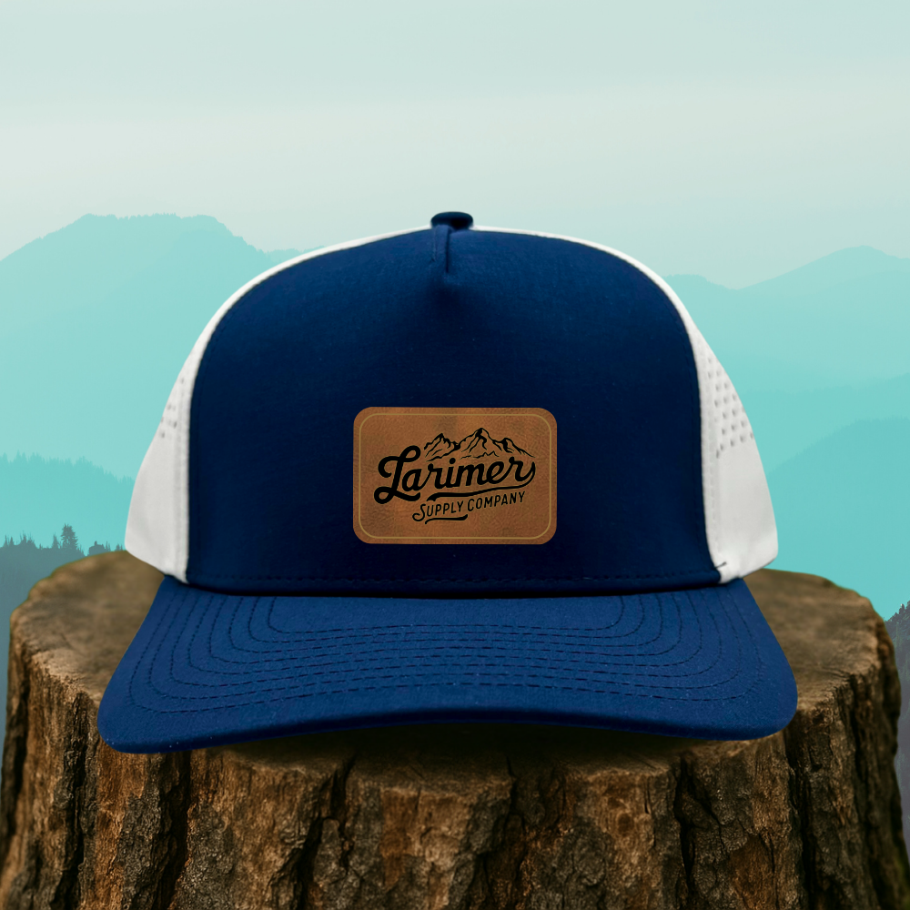 Custom Leather Patch Hat – Choose Your Hat Style + Patch Color