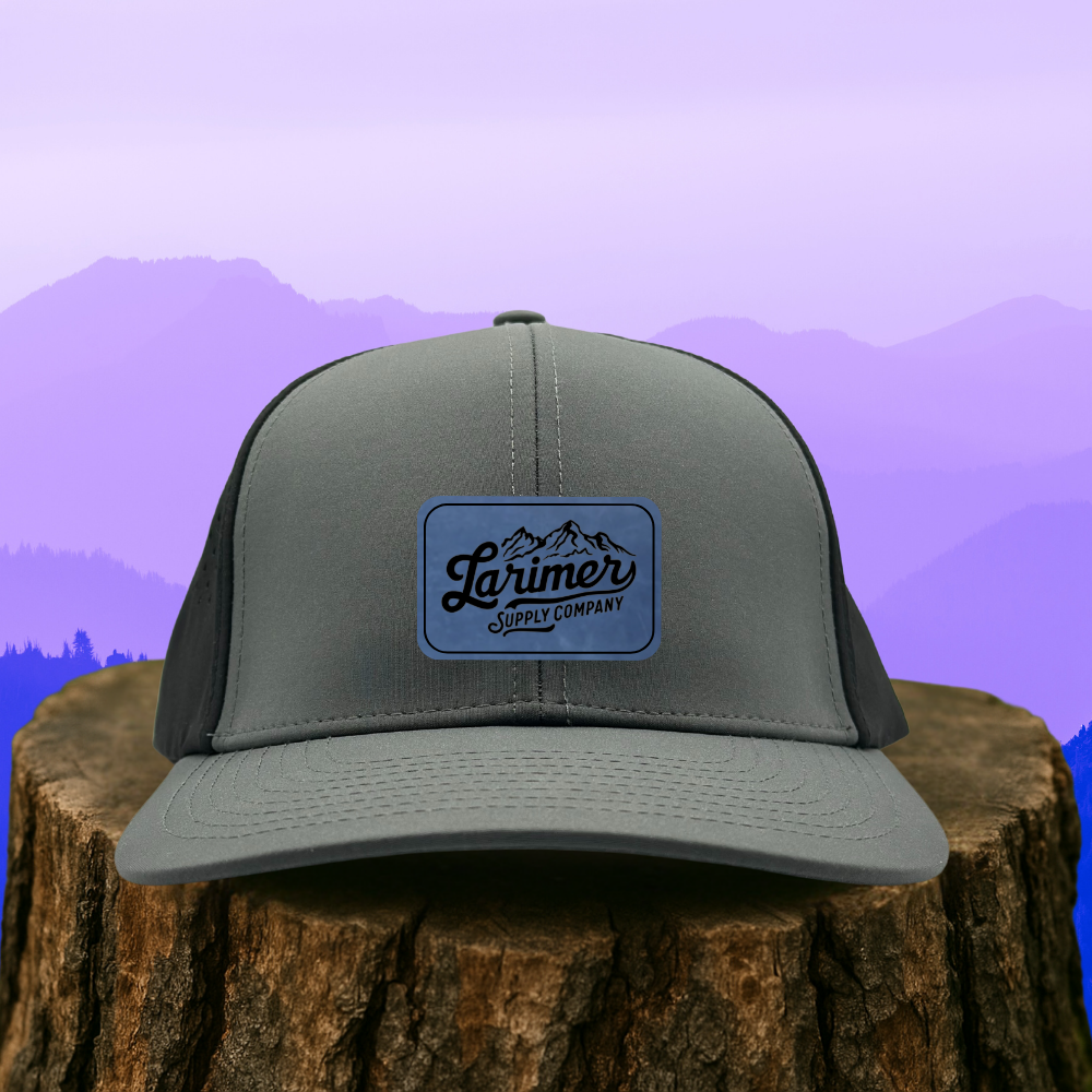 Custom Leather Patch Hat – Choose Your Hat Style + Patch Color