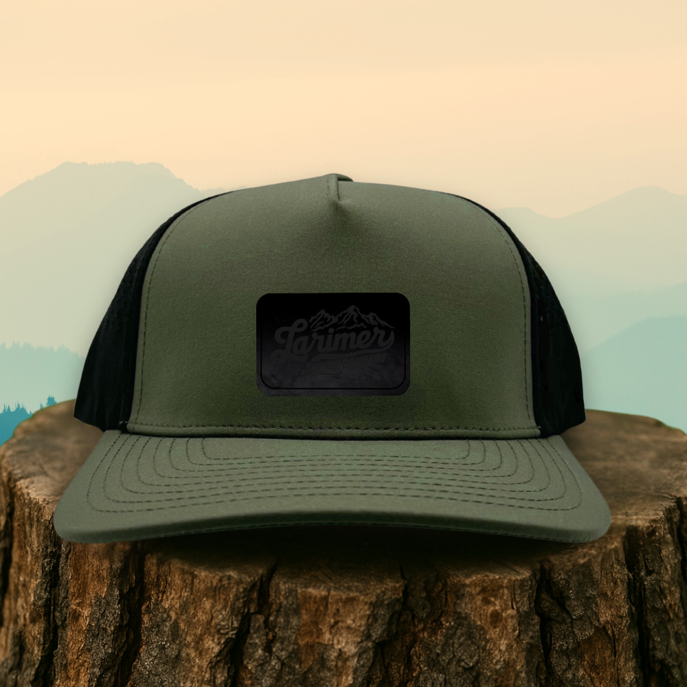 Custom Leather Patch Hat – Choose Your Hat Style + Patch Color