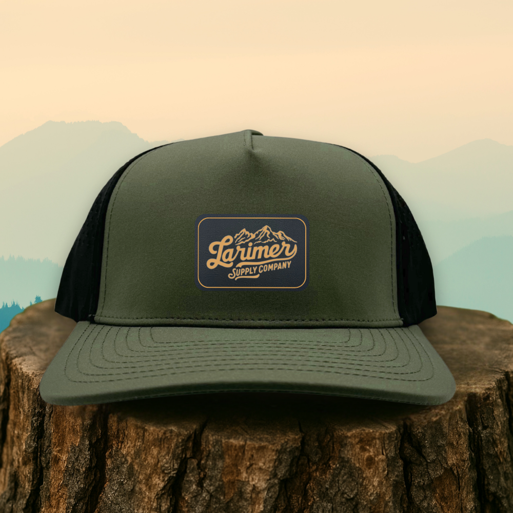 Custom Leather Patch Hat – Choose Your Hat Style + Patch Color