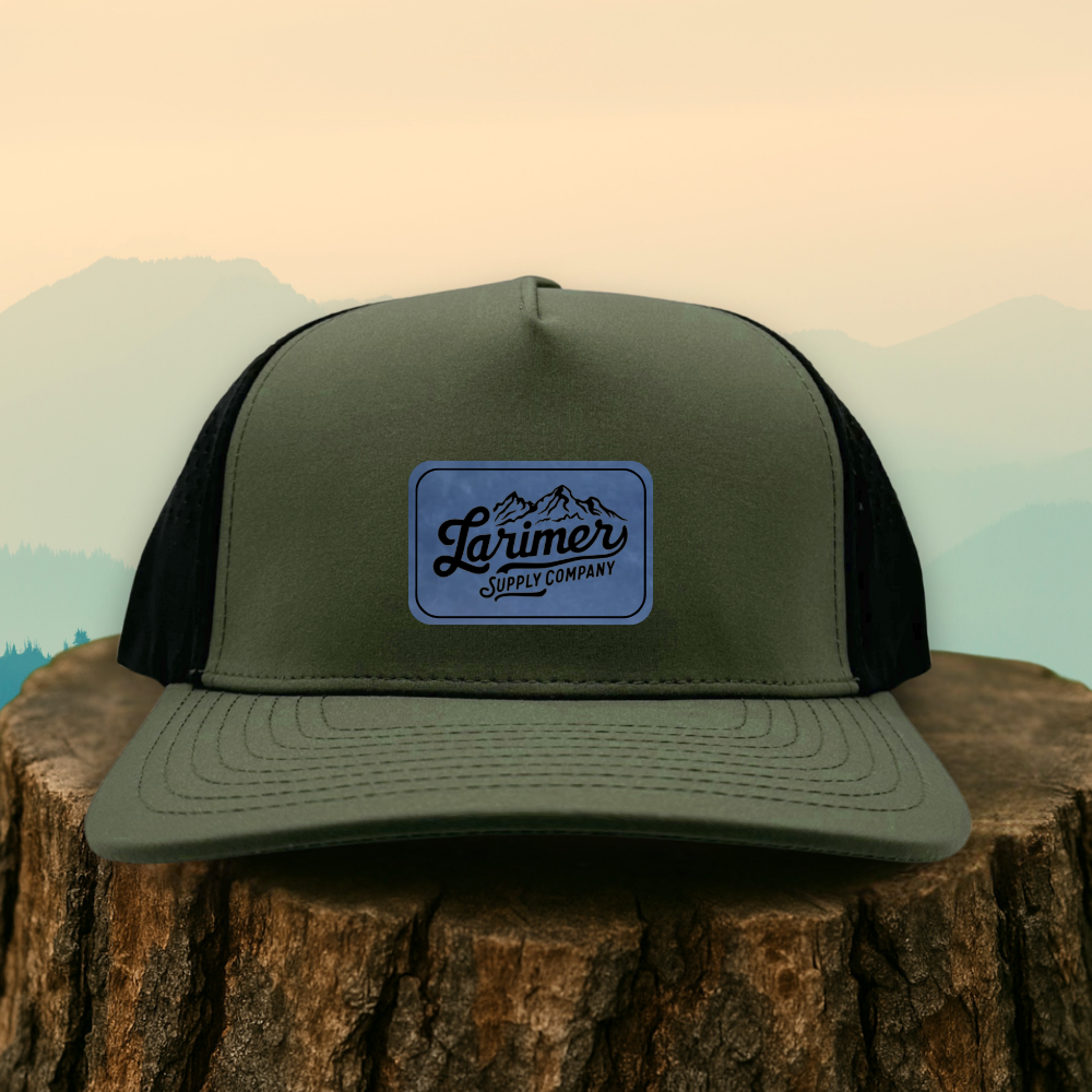 Custom Leather Patch Hat – Choose Your Hat Style + Patch Color