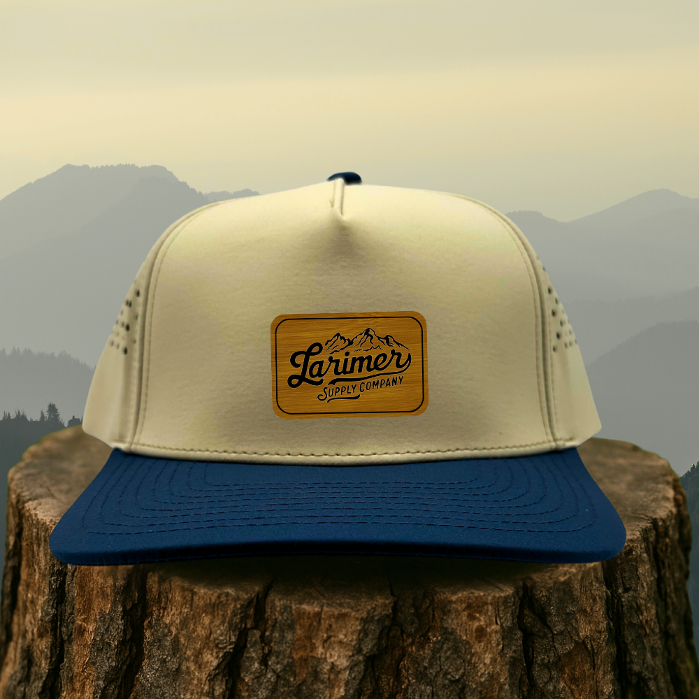 Custom Leather Patch Hat – Choose Your Hat Style + Patch Color