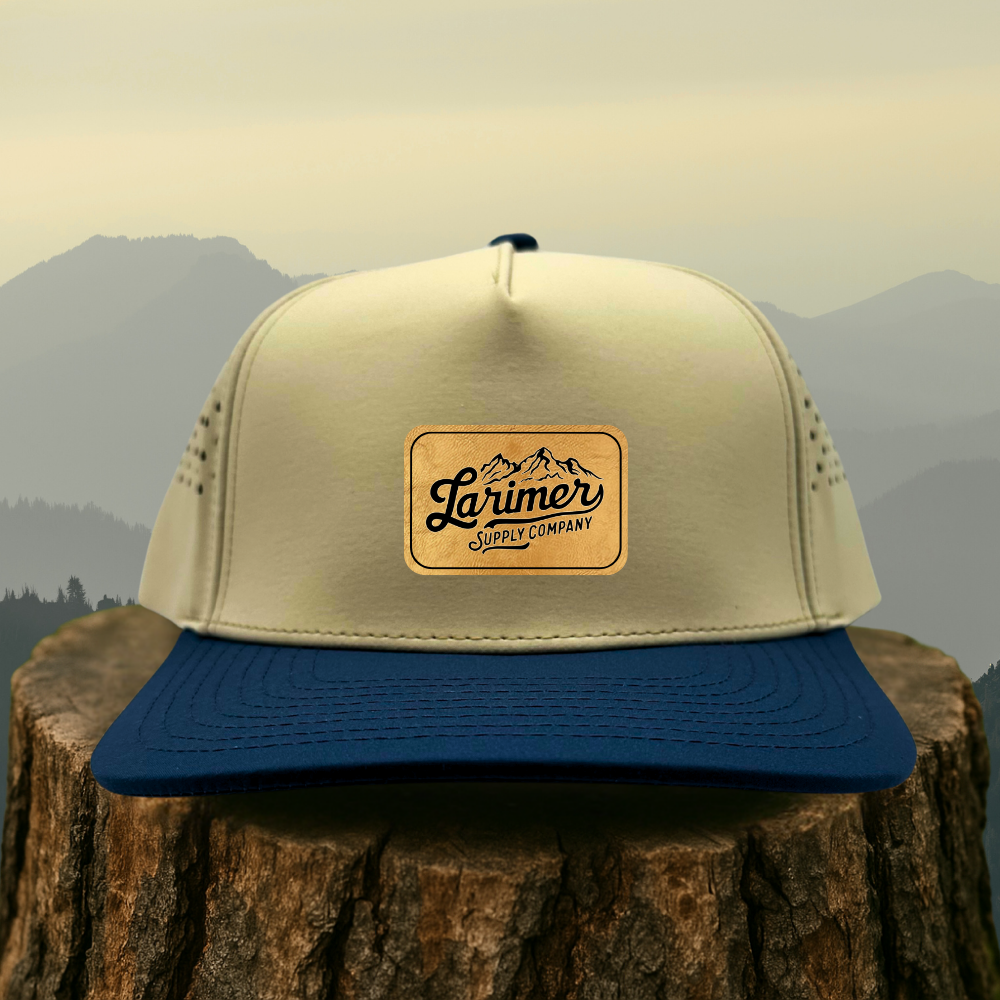 Custom Leather Patch Hat – Choose Your Hat Style + Patch Color