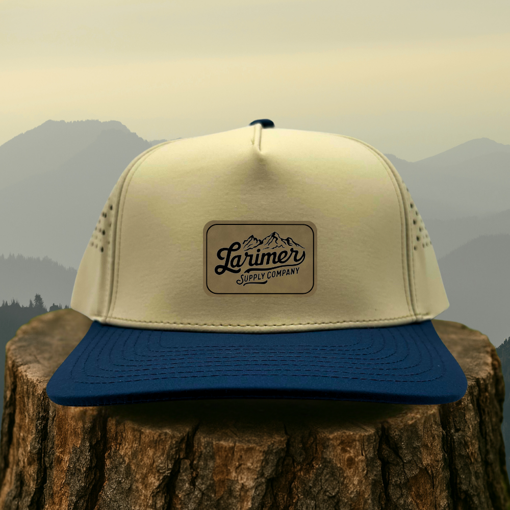 Custom Leather Patch Hat – Choose Your Hat Style + Patch Color