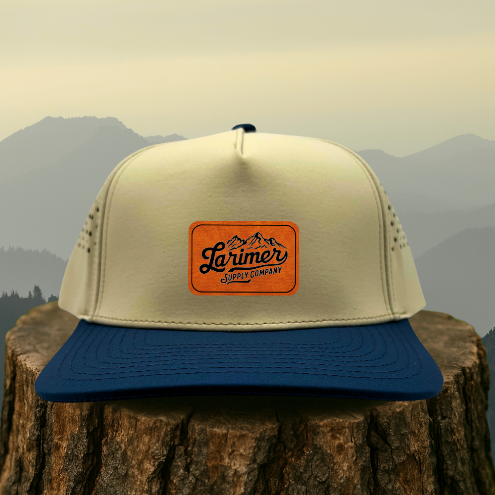 Custom Leather Patch Hat – Choose Your Hat Style + Patch Color