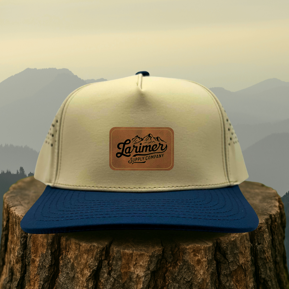 Custom Leather Patch Hat – Choose Your Hat Style + Patch Color