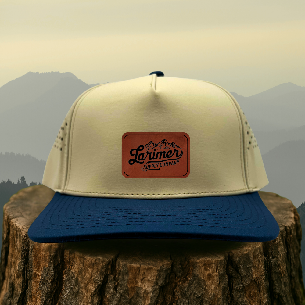 Custom Leather Patch Hat – Choose Your Hat Style + Patch Color