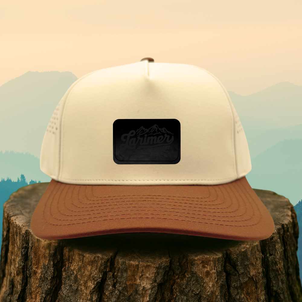 Custom Leather Patch Hat – Choose Your Hat Style + Patch Color