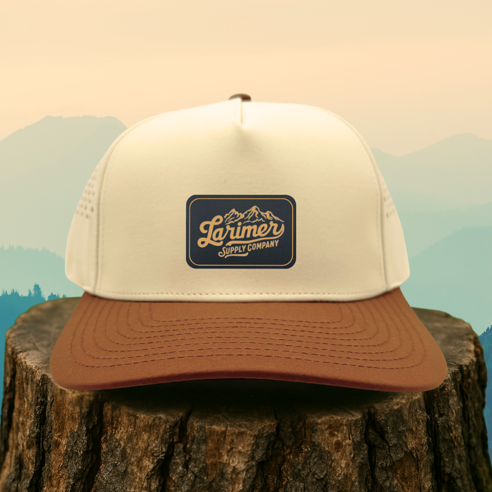 Custom Leather Patch Hat – Choose Your Hat Style + Patch Color